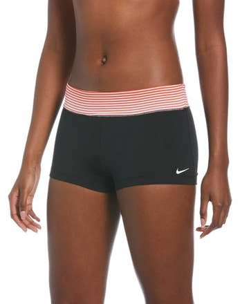 Nike Women Stripe Kickshort  Active Swimwear  Nike