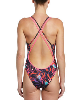 Nike Hydrastrong Multi Print Spiderback One Piece  Team Print  Nike