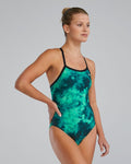 TYR Women Diamondfit- Durafast Lite - Miasma One Piece Swimsuit  One Piece Swimsuits  Tyr