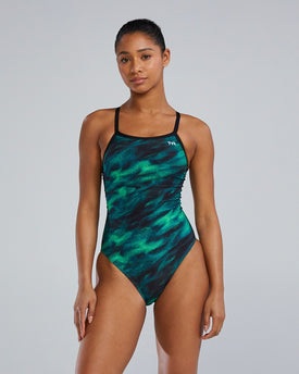 Tyr Women's Diamondfit Durafast Elite - Soren  Swim Team Prints  Tyr