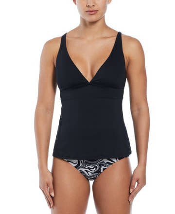 Nike Women Essential V-Neck Tankini  Women's Tankini Top  Nike
