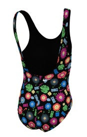 Nike Girl's Garden Party U-Back One Piece  One Piece Swimsuits  Nike