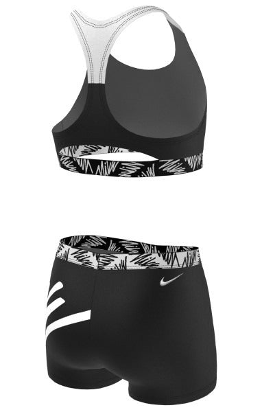 Nike Bikini Short Set Crossback Script
