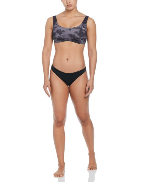 Nike Women Floral Fade Scoop Neck Bikini Top  Bikini Top  Nike