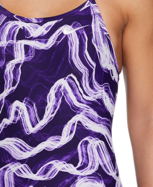 Nike Women's Lightning Racerback One Piece Swimsuit  One Piece Swimsuits  Nike