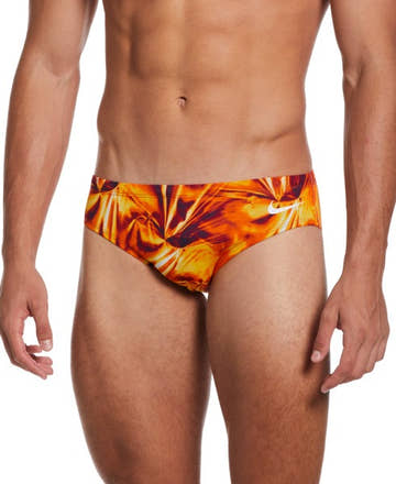 Nike Swim Briefs - Hydrastrong Fabric in Solar Rise  Swim Team Prints  Nike