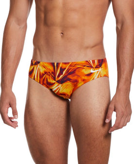 Nike Swim Briefs - Hydrastrong Fabric in Solar Rise  Swim Team Prints  Nike