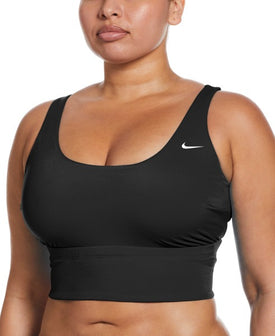 Nike Plus Size Midkini Scoop Neck Top  Plus Size Midkini Top  Nike