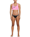 Nike Women Logo Tape Crossback Midkini Top  Midkini Top  Nike