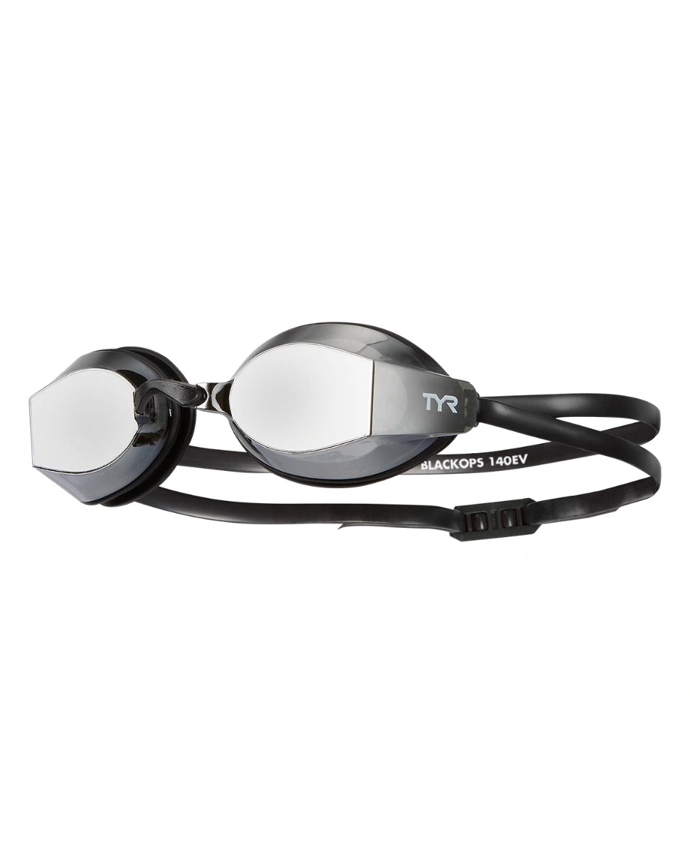 TYR Performance Goggles Blackops 140 EV Racing Mirrored  Open Water Swim Goggles  Tyr