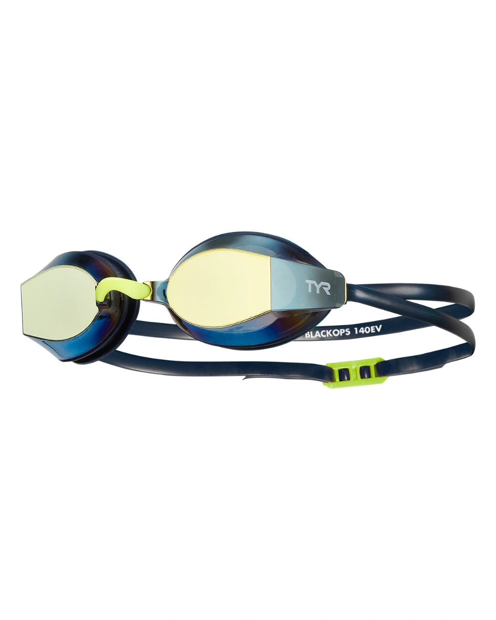 TYR Performance Goggles Blackops 140 EV Racing Mirrored  Open Water Swim Goggles  Tyr