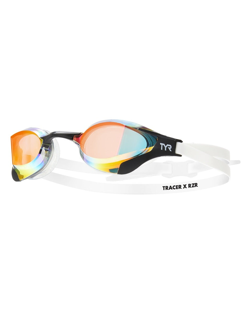 tyr race goggles TYR Tracer X RZR Racing Mirrored Goggle