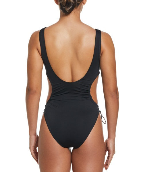 Nike Women Wild Cutout One Piece  Competition Swimsuits  Nike