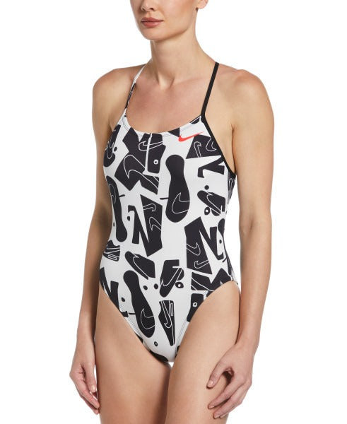 Nike Hydrastrong One Piece Tie Back Print