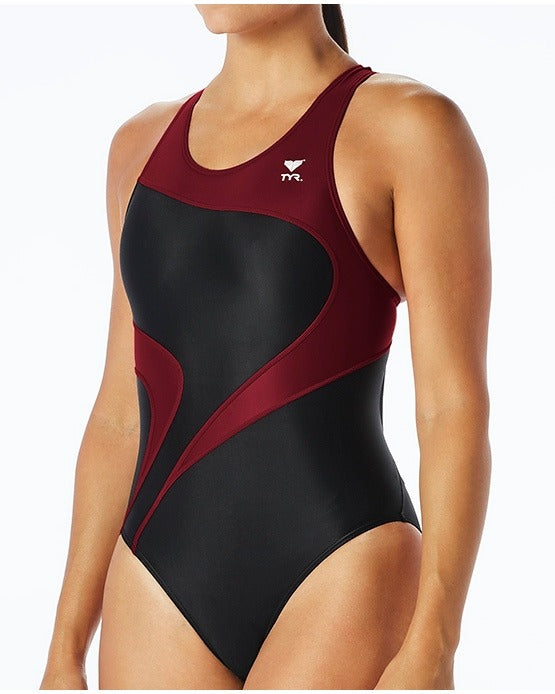 TYR Women's Maxfit One Piece Swimsuit – T-Splice | Swim2000.com