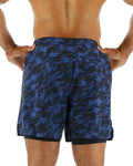 TYR HYDROSPHERE MEN'S LINED 6 MOMENTUM SHORTS - MIDNIGHT CAMO