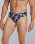 TYR Men's Energia Swim Brief  - Durafast Elite  Swim Team Prints  Tyr