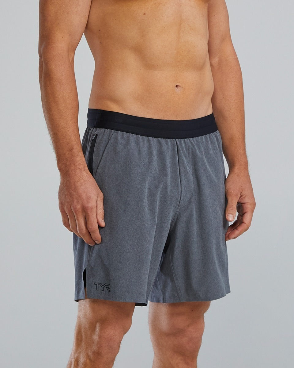 TYR Hydrosphere™ Men's Lined 7" Unbroken Shorts - Solid  Boardshorts  Tyr