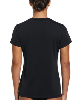 Nike Women Essential Short Sleeve Hydroguard  Short Sleeve Rash Guard  Nike