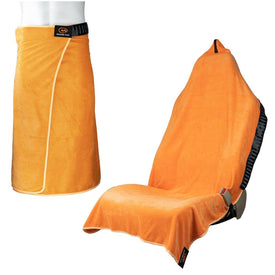Transition Wrap 2.0: Changing Towel and Car Seat Cover  Microfiber Swim Towels  Orange Mud