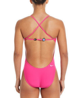 Nike Women's Hydrastrong Charms Multi Graphic One Piece Swimsuit  Competition Swimsuits  Nike