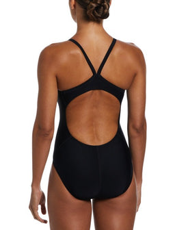 Nike Solid Racerback One Piece  Competition Swimsuits  Nike