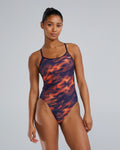 TYR Women’s Trinityfit Soren One Piece Swimsuit  Swim Team Prints  Tyr
