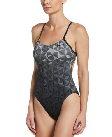 Nike Hydrastrong Transform Cutout One Piece  Team Print  Nike