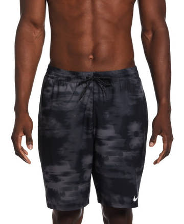 Nike Mens Floral Fade 9in Volley Short  Boardshorts  Nike