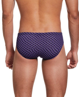 Nike Performance Swim Briefs in Dripping Check  Swim Team Prints  Nike