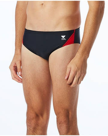 Tyr Alliance Splice Racer Male Youth  Boys Swim Brief  Tyr