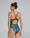TYR Women's Diamondfit Durafast Elite - Energia  Swim Team Prints  Tyr