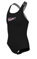 Nike Girl's Logo Tape Crossback One Piece  Girls One Piece  Nike