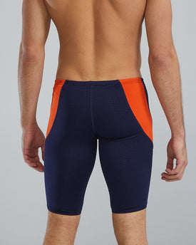 TYR Men's Performance Hexa Curve Splice Jammer Swimsuit  Swim Team Prints  Tyr