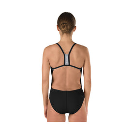 Speedo Women's Solid Endurance Plus Thin Strap One Piece Swimsuit  One Piece Swimsuits  Speedo