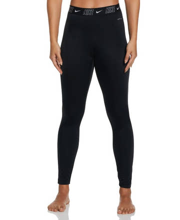 Nike Women Fusion Logo Tape Swim Legging  Leggings  Nike