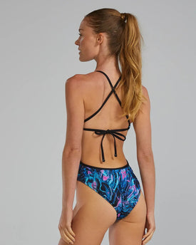 TYR Women's Durafast Elite Crosscutfit Tieback One Piece Swimsuit - Marmaris  One Piece Swimsuits  Tyr