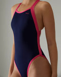 TYR Women's Durafast Elite Wide Strap Openbackfit One Piece Swimsuit- Solid  One Piece Swimsuits  Tyr
