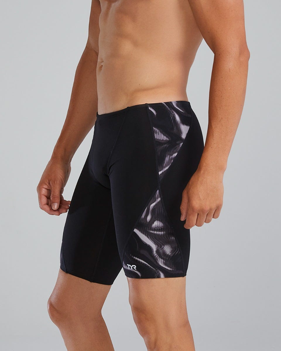 TYR Durafast Elite Men's Jammer Swimsuit - Waveform  Swim Jammers  Tyr