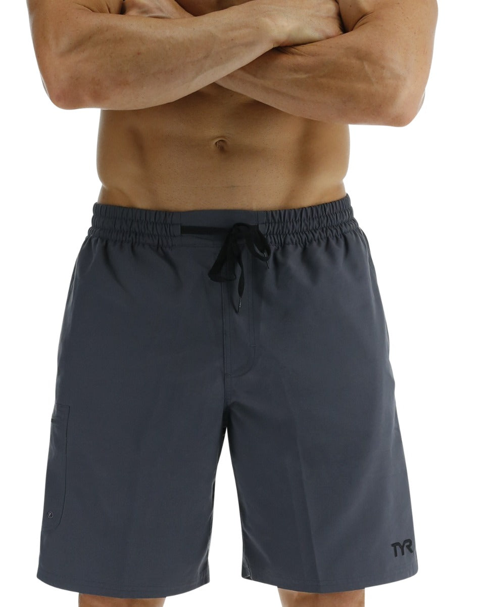 TYR Men's Challenger-X Swim Short - Solid  Boardshorts  Tyr
