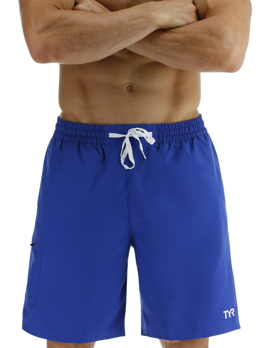 TYR Men's Challenger-X Swim Short - Solid  Boardshorts  Tyr