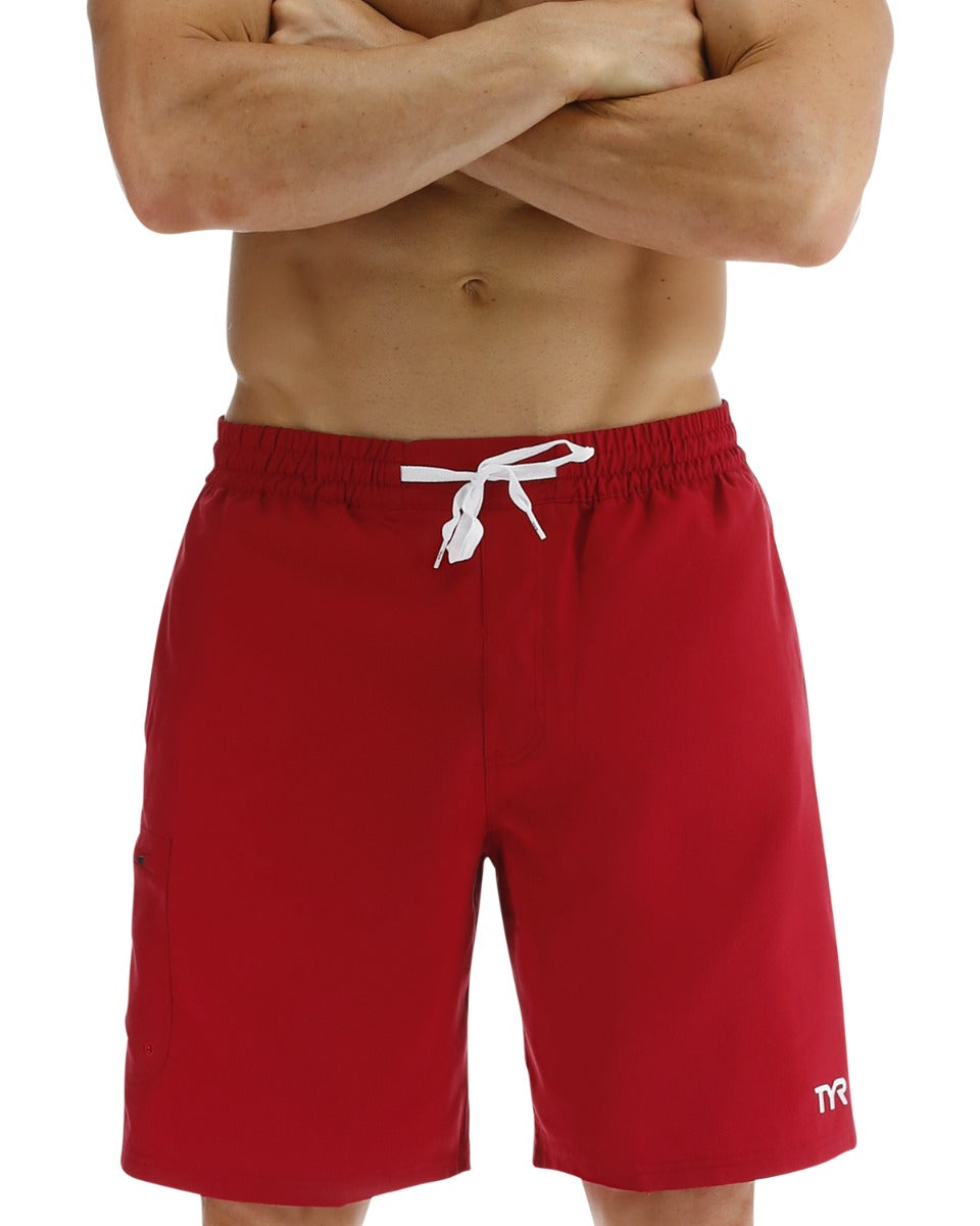 TYR Men's Challenger-X Swim Short - Solid  Boardshorts  Tyr