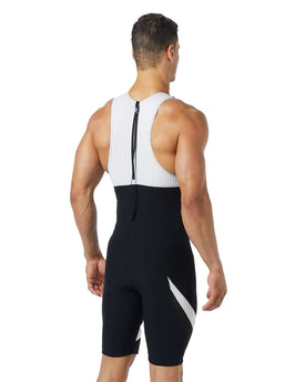 Tyr Men's Carbon Zipper Back Short John Tri Suit  Wetsuits  Tyr