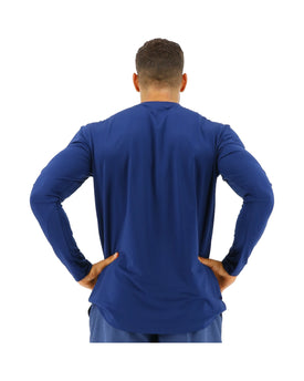 TYR Men's SunDefense Long Sleeve Rash Guard Shirt  Long Sleeve Rash Guard  Tyr