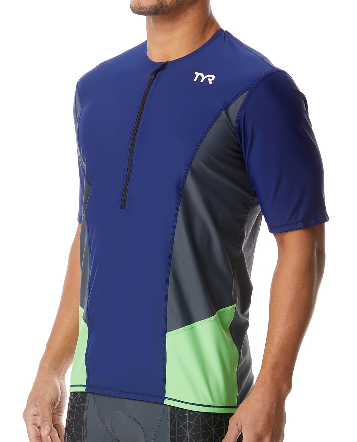 TYR Men's Triathlon Competitor Short Sleeve Top  Shirts  Tyr