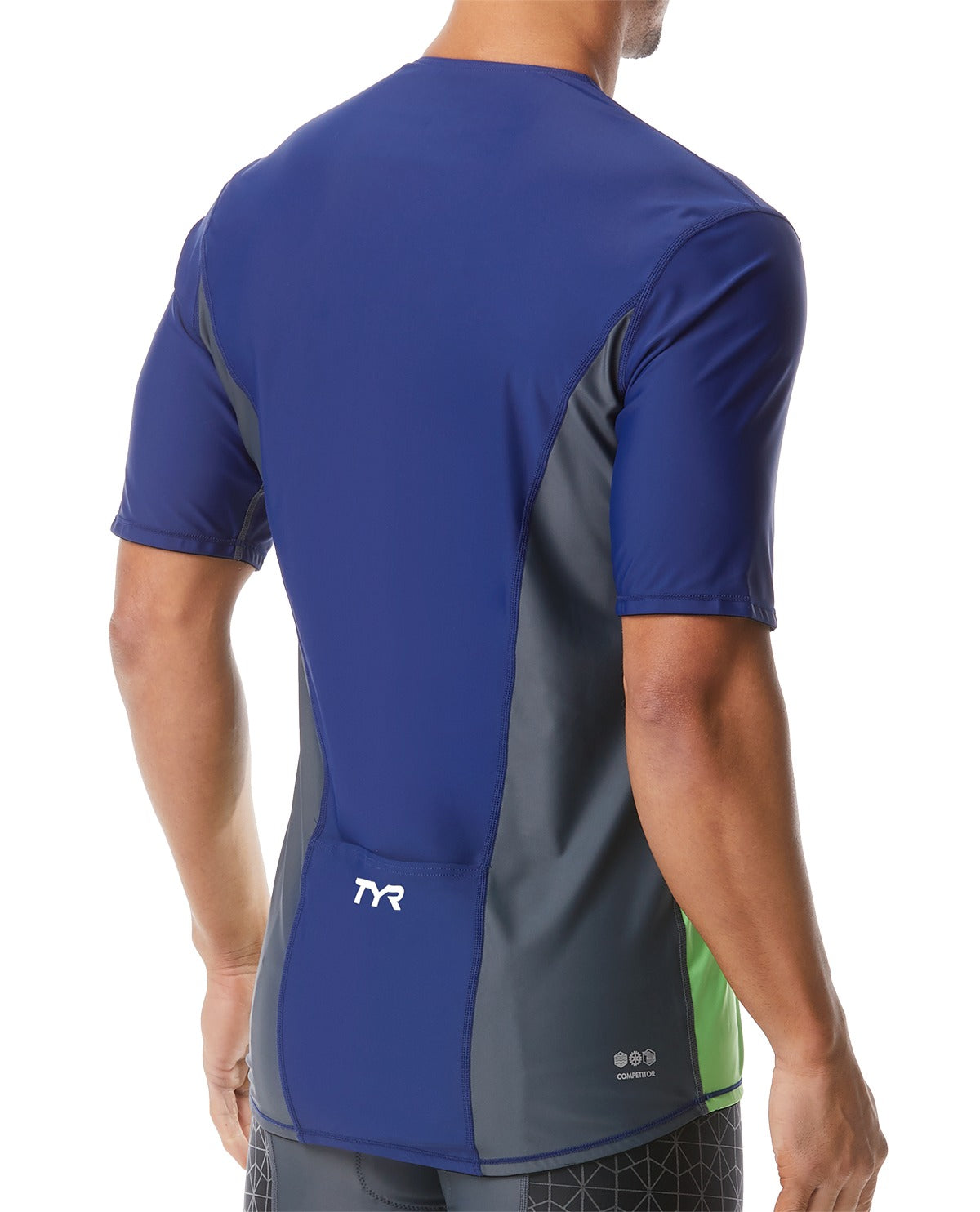TYR Men's Triathlon Competitor Short Sleeve Top  Shirts  Tyr