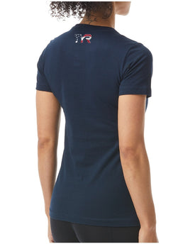 TYR Women's USA Graphic Tee  Clothing  Tyr