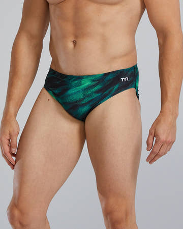 TYR Men's Brief Durafast Elite - Soren  Swim Team Prints  Tyr
