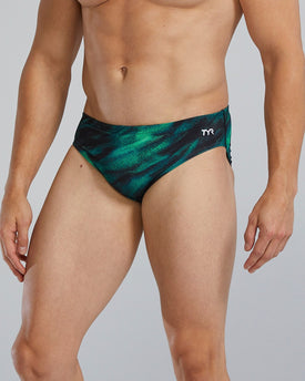 TYR Men's Brief Durafast Elite - Soren  Swim Team Prints  Tyr