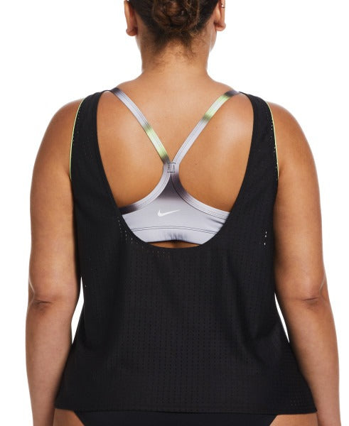 Nike Women Horizon Stripe Convertible Layered Tankini